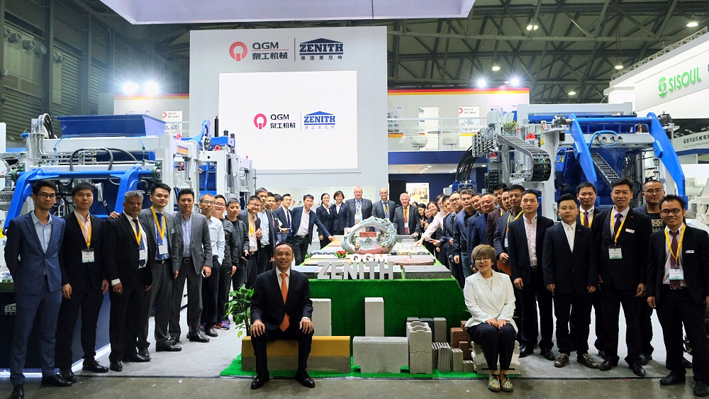 ความเฉลียวฉลาดช่วยปูทาง นวัตกรรมนำไปสู่อนาคต QGM และ German Zenith โดดเด่นในงาน Shanghai Bauma Fair 2018